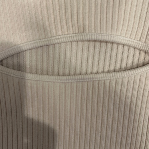 Agolde Keyhole Sweater Cream Small - Picture 6 of 6
